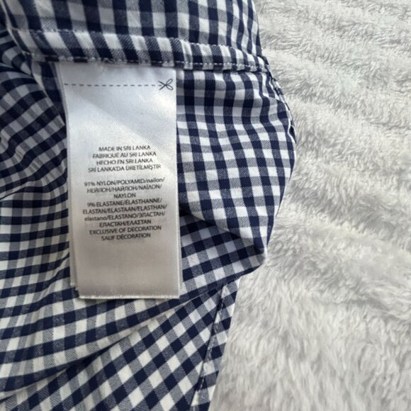 Polo Ralph Lauren Men Performance Gingham Button-Up Long-Sleeve Shirt Large Blue - Picture 4 of 8